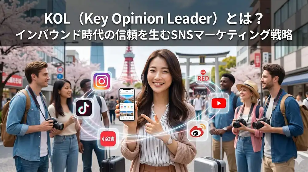 KOL（Key Opinion Leader）とは？インバウンド時代の信頼を生むSNSマーケティング戦略
