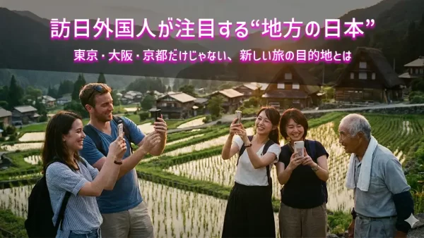 訪日外国人が注目する“地方の日本” ｜東京・大阪・京都だけじゃない、新しい旅の目的地とは