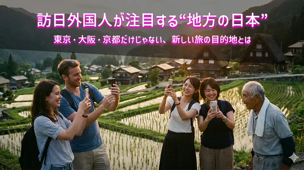 訪日外国人が注目する“地方の日本”-｜東京・大阪・京都だけじゃない、新しい旅の目的地とは